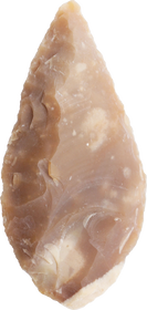 ANCIENT EGYPTIAN FLINT SPEAR POINT, 4500-4000 BC.
