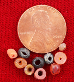 VIKING STONE BEADS, 8TH-11TH CENTURY AD