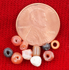 VIKING STONE BEADS, 8TH-11TH CENTURY AD