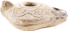 ROMAN/BYZANTINE TERRA COTTA OIL LAMP C.4TH-7TH CENTURY AD