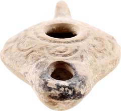 ROMAN/BYZANTINE TERRA COTTA OIL LAMP C.4TH-7TH CENTURY AD - Fagan Arms