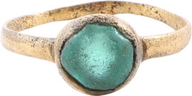 MEDIEVAL EUROPEAN RING, C.14TH-15TH CENTURY, SIZE 9 3/4