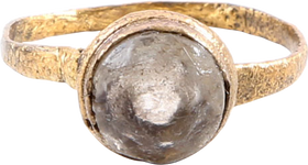 MEDIEVAL EUROPEAN RING, C.14TH-15TH CENTURY, SIZE 7 3/4