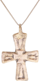 BYZANTINE CROSS PENDANT NECKLACE 6TH-8TH CENTURY AD