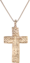 ELEGANT EASTERN EUROPEAN CHRISTIAN CROSS, 17TH-18TH CENTURY