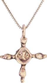 NORTHERN EUROPEAN CONVERT’S CROSS NECKLACE, 9TH-10TH CENTURY