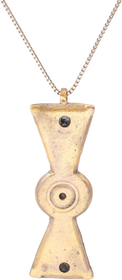 ROMAN LEGIONARY’S SWORD BELT MOUNT NECKLACE, 4TH CENTURY AD