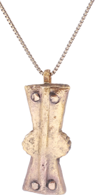 ROMAN LEGIONARY’S SWORD BELT MOUNT NECKLACE MID 4TH CENTURY AD