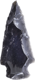 FINE PRE-COLUMBIAN OBSIDIAN ARROWHEAD