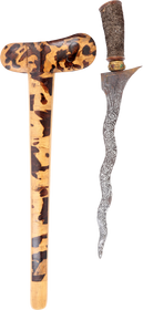 LARGE BALI KRIS 19TH CENTURY