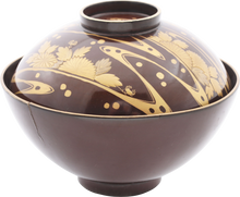 JAPANESE LACQUER BOWL OWAN MEIJI PERIOD, 1867-1912