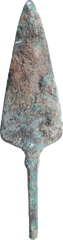 EUROPEAN BRONZE ARROWHEAD, LATE BRONZE AGE, C.1200-800BC. - Fagan Arms
