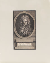 ORIGINAL ENGLISH LITHOGRAPH WILLIAM COWPER