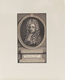 ORIGINAL ENGLISH LITHOGRAPH WILLIAM COWPER