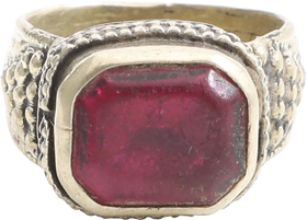 EASTERN EUROPEAN GYPSY RING, 19TH CENTURY, SIZE 6 ¾