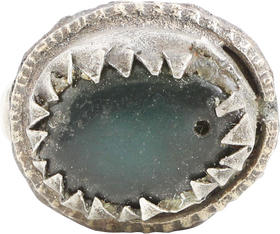EASTERN EUROPEAN GYPSY MAN’S RING, SIZE 7 ¾
