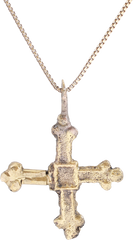 FINE EARLY CHRISTIAN CONVERT’S CROSS NECKLACE, 9TH-11TH CENTURY AD - Fagan Arms