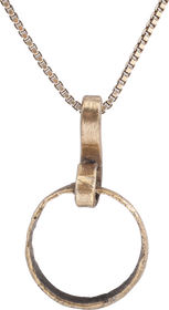 VIKING BEARD RING NECKLACE C.850-1050 AD