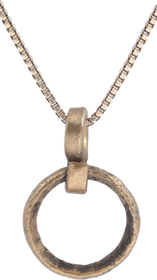 VIKING BEARD RING NECKLACE, 9TH-11TH CENTURY