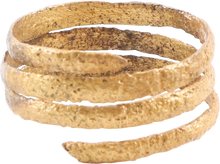 VIKING COIL RING, 9TH-10TH CENTURY AD, SIZE 9