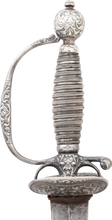 ENGLISH SILVER HILTED SMALLSWORD C.1757-58
