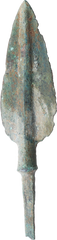 EUROPEAN BRONZE ARROWHEAD, LATE BRONZE AGE, C.1200-800BC - Fagan Arms