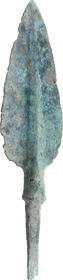 EUROPEAN BRONZE ARROWHEAD, LATE BRONZE AGE, C.1200-800BC