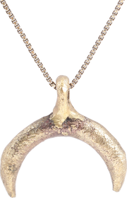 VIKING LUNAR PENDANT NECKLACE, C.900-1000 AD