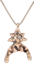 SUPERB VIKING LUNAR PENDANT NECKLACE, 9TH-10TH CENTURY AD