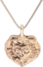 VIKING HEART PENDANT NECKLACE, C.900-1000 AD