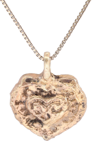 VIKING HEART PENDANT NECKLACE, C.900-1000 AD
