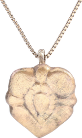 SCANDINAVIAN HEART PENDANT NECKLACE, 11TH-12TH CENTURY AD