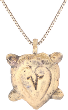 VIKING HEART PENDANT NECKLACE C.1000 AD