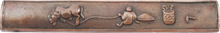 JAPANESE COPPER KOZUKA HANDLE EDO PERIOD, 1603-1868