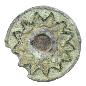 ROMAN LADY’S ENAMELED BROOCH C.100AD