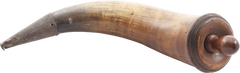 AMERICAN REVOLUTIONARY WAR GUNNER’S POWDER HORN - Fagan Arms