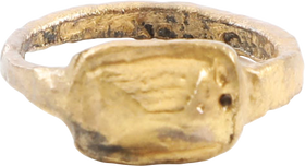 ROMAN PROSTITUTE'S RING, C.100-300 AD, SIZE 2 ¾