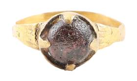 MEDIEVAL EUROPEAN RING, C.14TH-15TH CENTURY, SIZE 6