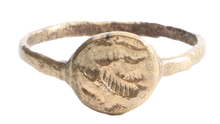 ROMAN SIGNET RING, 1ST-4TH CENTURY AD, SIZE 10