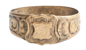AUSTRIAN SOLDIER’S RING C.1866, SIZE 12