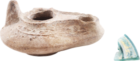 EARLY CHRISTIAN OIL LAMP, 5TH-6TH CENTURY AD