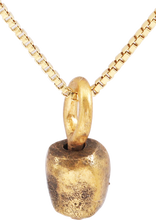 MEDIEVAL TIBETAN SKULL PRAYER BEAD, C.1400-1550