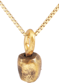 MEDIEVAL TIBETAN SKULL PRAYER BEAD, C.1400-1550
