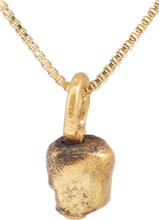 MEDIEVAL TIBETAN SKULL PRAYER BEAD C.1400-1550