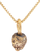 MEDIEVAL TIBETAN SKULL PRAYER BEAD C.1400-1550