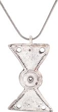 ROMAN LEGIONARY’S SWORD BELT MOUNT NECKLACE, EARLY-MID 4TH CENTURY AD