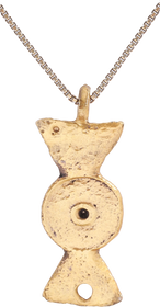 ROMAN LEGIONARY’S SWORD BELT MOUNT NECKLACE MID 4TH CENTURY AD