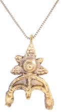 SUPERB VIKING LUNAR PENDANT NECKLACE, 9TH-10TH CENTURY AD