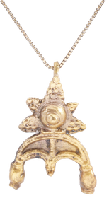 SUPERB VIKING LUNAR PENDANT NECKLACE, 9TH-10TH CENTURY AD