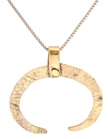 VIKING LUNAR PENDANT NECKLACE, 9TH-11TH CENTURY AD
